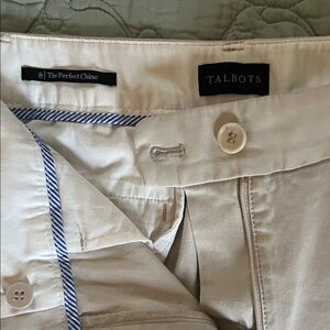Talbots Women’s Cream Chino Pants